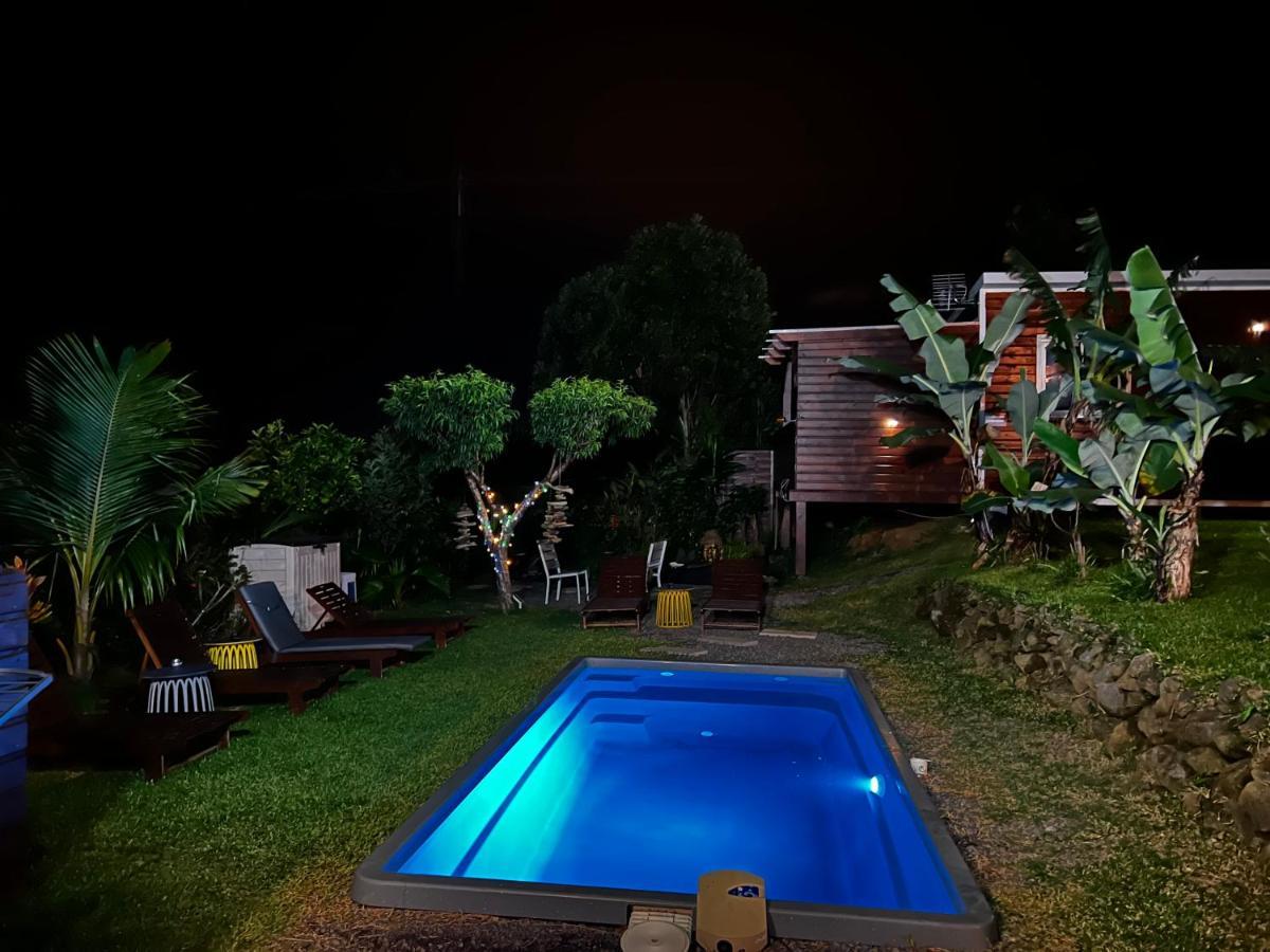 L'Escapade Creole Jacuzzi Privatif Bungalow Bananier Saint-Joseph Exterior foto
